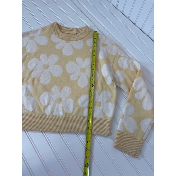 Shein Off The Shoulder Ruffled Mini Dress & Floral Crewneck Sweater Bundle Sz M - Picture 5 of 10